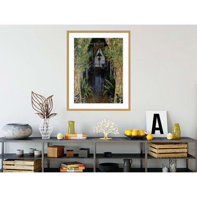 «Corner of a Flat at Argenteuil» par Claude Monet, impression giclée encadrée