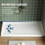 Bac de douche à drain - Base à seuil simple, surface texturée antidérapante, base de douche légère en ABS, ensemble de bonde facile à installer inclus-115168554