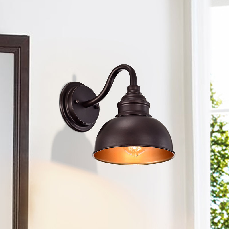 Huckstep Dimmable Bath Sconce, Oil Rubbed Bronze, Oil Rubbed Bronze