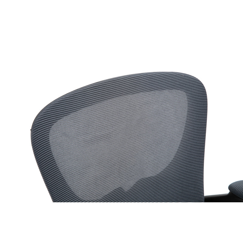 Chaise de travail en filet Lampeter, gris