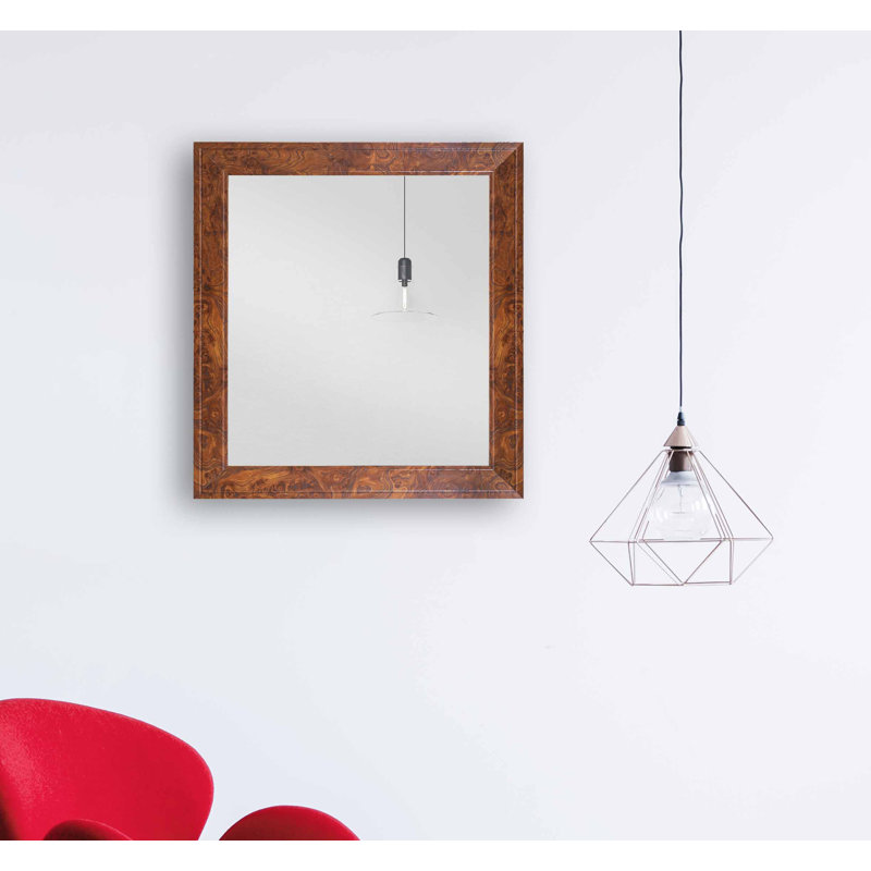 Miroir décoratif Adalberto, 39,5 po x 39,5 po
