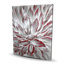 Red and Gray Flower - Contemporary Canvas for Bedroom Decor