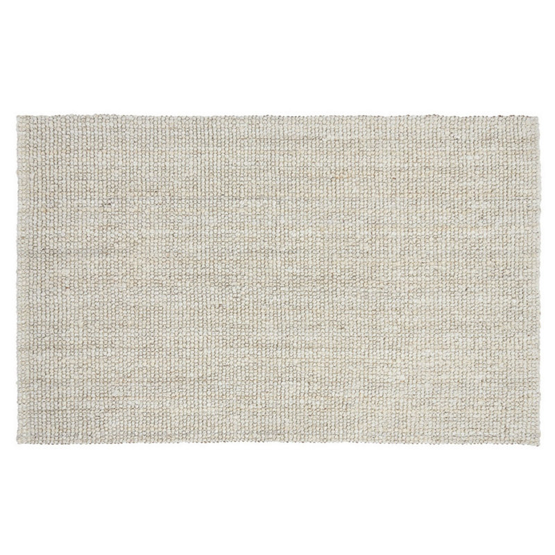 Chunky Area Rug in Ivory, Rectangle 9' x 12'