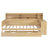 Wooden Daybed With Storage Shelves, Multi-Functional Bed With Trundle Bed And  Study Desk,-288821607-288821656