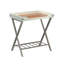 Table d'appoint, finition brune