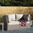 Outdoor Fully Assembled With Modular Layout And 6 Water - Foam Filled Cushions Aluminum Frame Comfortable Design No Assembly Required