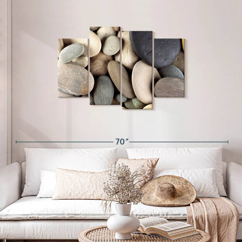 Kerrick Brown Pebbles, 27" H x 43" W