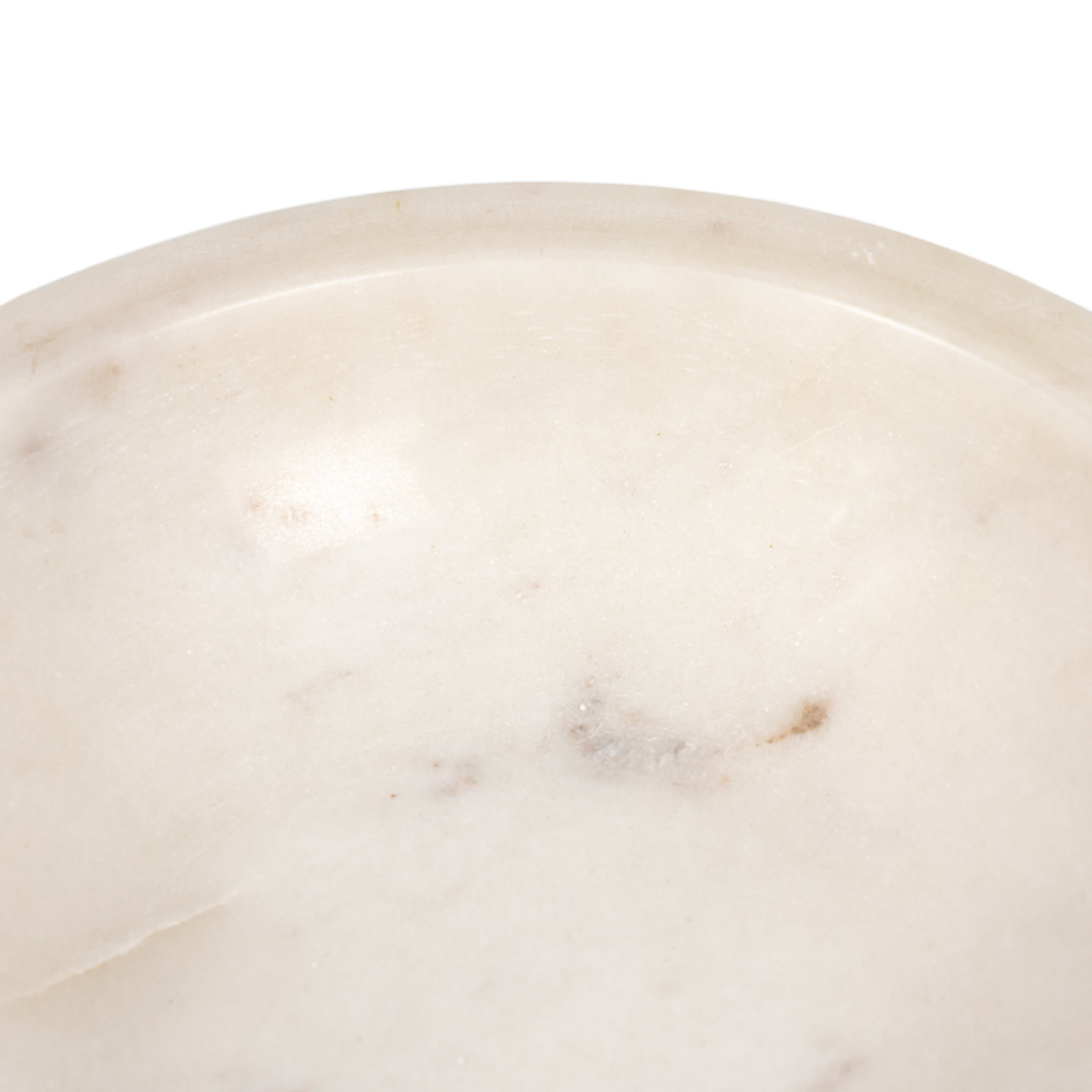 Alek Stoneware Decorative Bowl 1, White/Brown