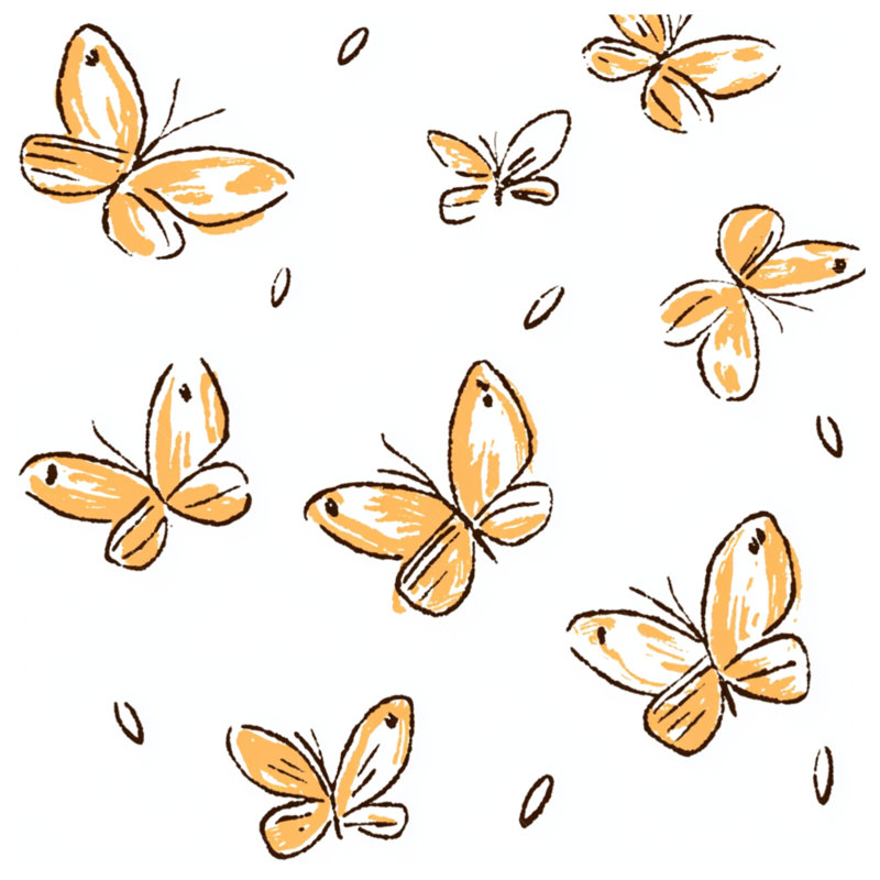 Coussin Butterflies, insectes, double face, 14 X 14 pouces