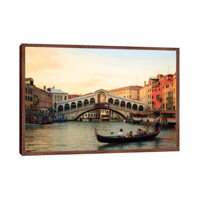 Sunset At Rialto, Venice 1 Piece Wall Art on Canvas