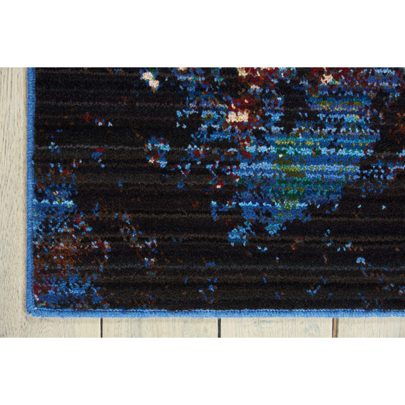 Ostby Abstract Indoor Rug, Rectangle 4' x 6'