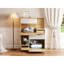 Modern 2 In 1 Cat Furniture, Litter Box Enclosure Side Table In Natural Color, Space Design, , Multi-Functional Use, Good Ventilation, Two Setup Table, Compact Design For Limited Space, Materials,