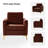 Gillette Upholstered Tufted Velvet Club Chair-700127130