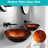 Tempered Glass Circular Vessel Bathroom Sink-147811237