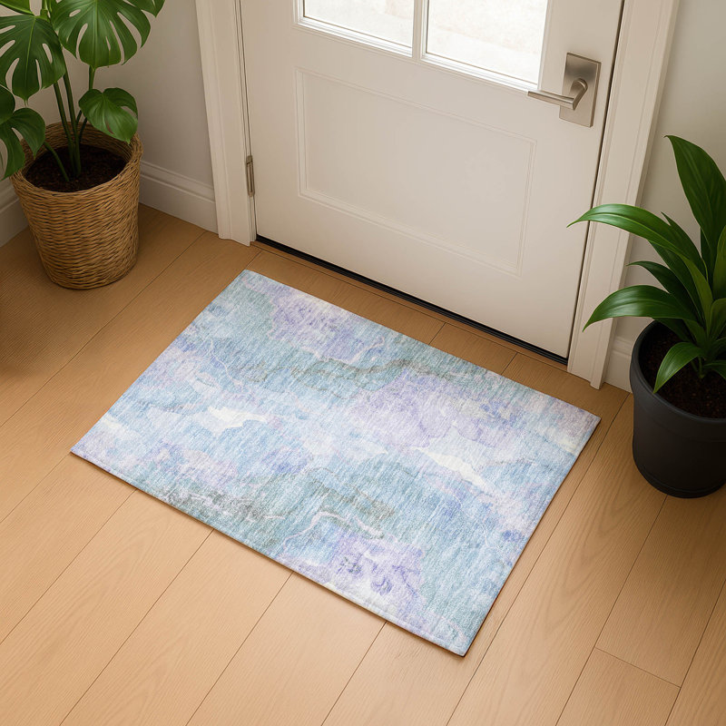 Premium Machine Washable Verlin AMF1785 Abstract Rug, Rectangle 1'8" x 2'6"