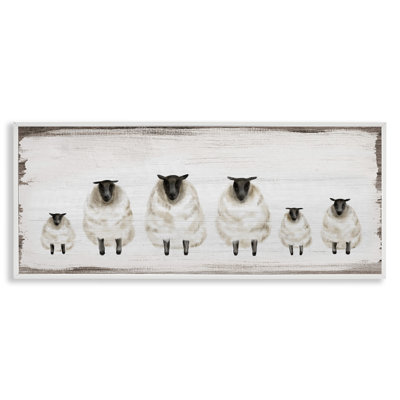 Fluffy Farm Sheep Herd, animaux de campagne rustiques