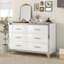 Armoire de rangement avec 6 tiroirs et poignée en métal-749491723