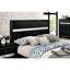 Grand lit avec tiroirs - Option de tiroir de style transitionnel moderne avec tête de lit noire-1540256828-1540256830