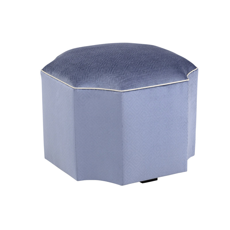 Celtic Novelty Ottoman, Blue