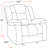 Blagota 39.5" Wide Manual Glider Standard Recliner