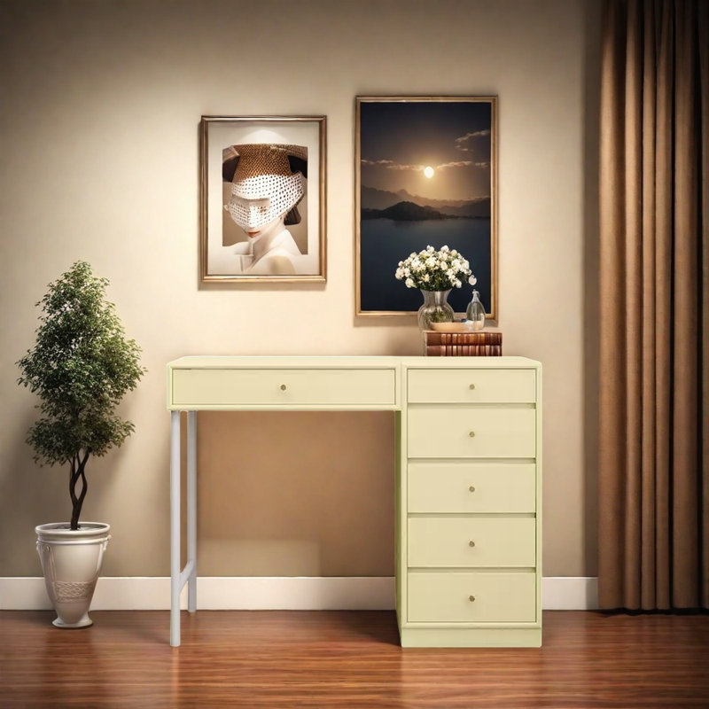 Commode de chambre simple, Jaune