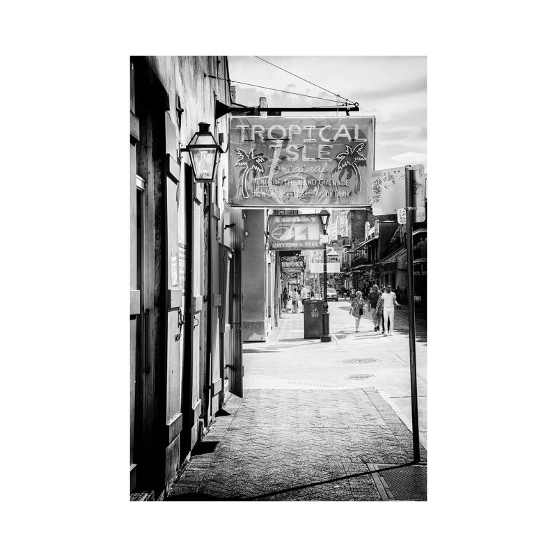Black NOLA Series - Street Life New Orleans by Philippe Hugonnard - Print on Canvas, Wrapped Canvas