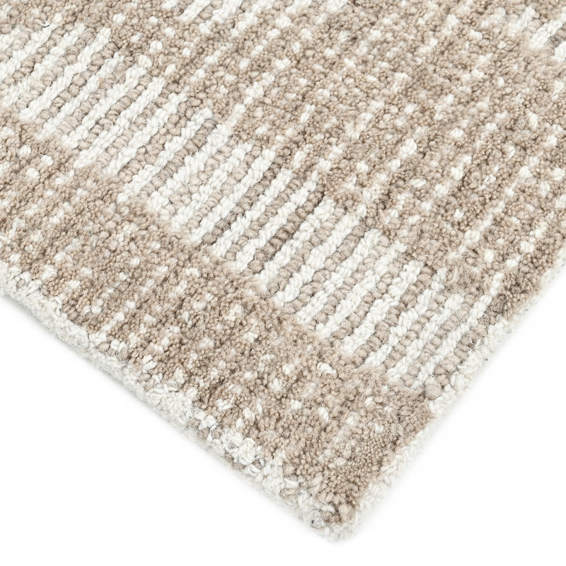 Hazen Hand Tufted Wool Geometric Indoor Rug, Runner 2'3" x 8'