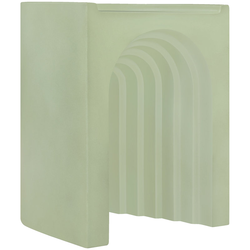 Avenda Concrete End Table, Green