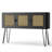 47.2" Console Table With Storage, Entryway Table, Sofa Table For Hallway, Black-1939343525