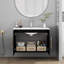 Meuble-lavabo mural 30 po avec lavabo-599039487