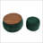 Round Storage Ottoman, 2 in 1 Function, Work as End table and Ottoman,with small seat,(25"x25"x14.7")-1325503825