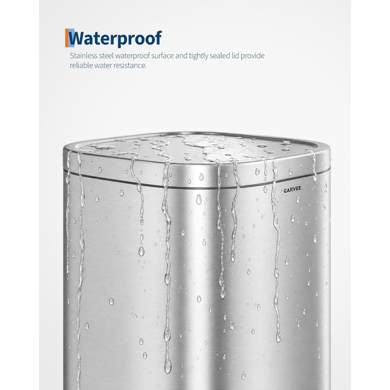 Stainless Steel Pull Out Rubbish Bin