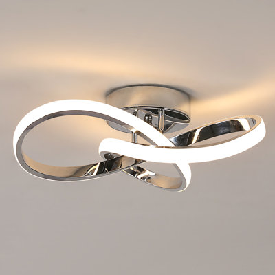 Aynslee 3-Light LED Semi Flush Mount