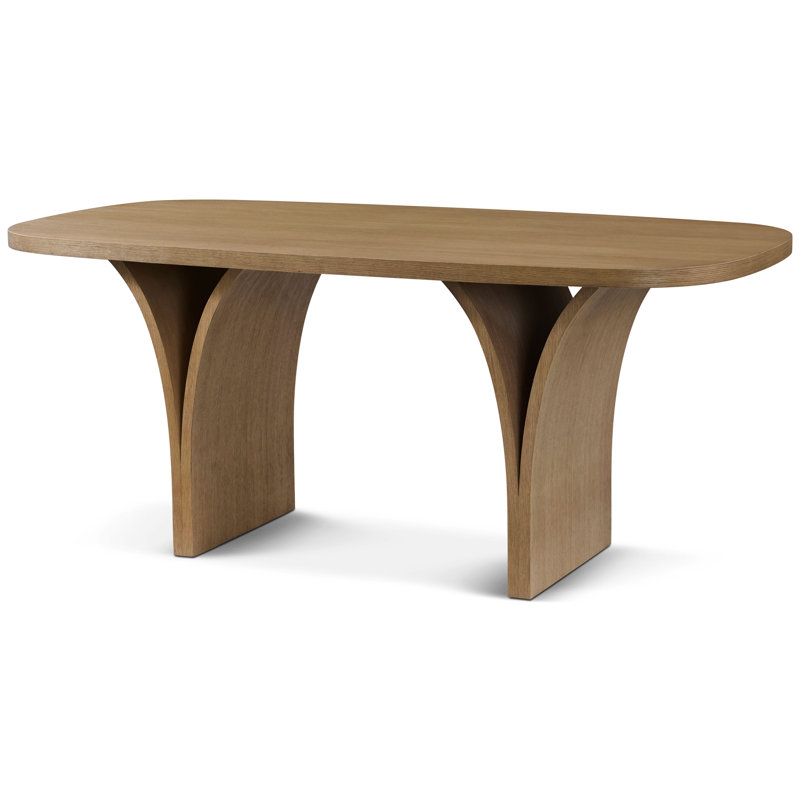 Seoul Dining Table, Natural, 30" H x 70.87" L x 35.43" W
