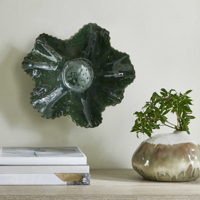 Bol d'extérieur émeraude Uttermost Verdant Bloom