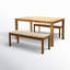 Seras Teak Wood 4-Person Dining Set