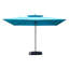 Parasol en porte-à-faux rectangulaire 9 pi x 11 pi avec mât central, bleu lac (base non incluse)-1549260753