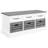 White And Weathered Grey 3-Drawer Storage