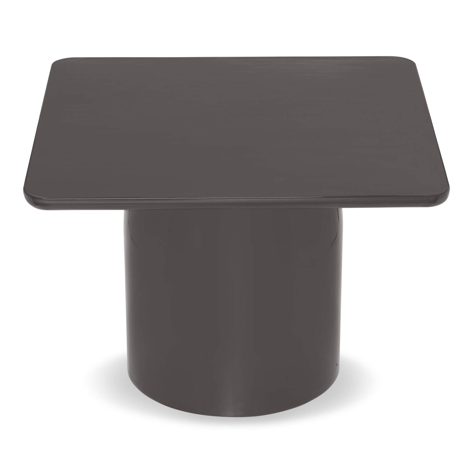 Tommie Coffee Table, Deep Umber Brown, TALL 16.5" H x 23.75" L x 23.75" W