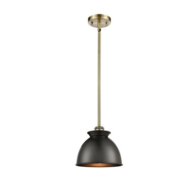 Luminaire suspendu en forme de dôme à 1 lumière Arev