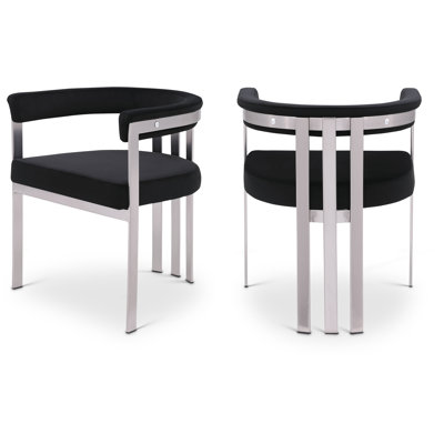 Kenlea Velvet Upholstered Back Arm Chair