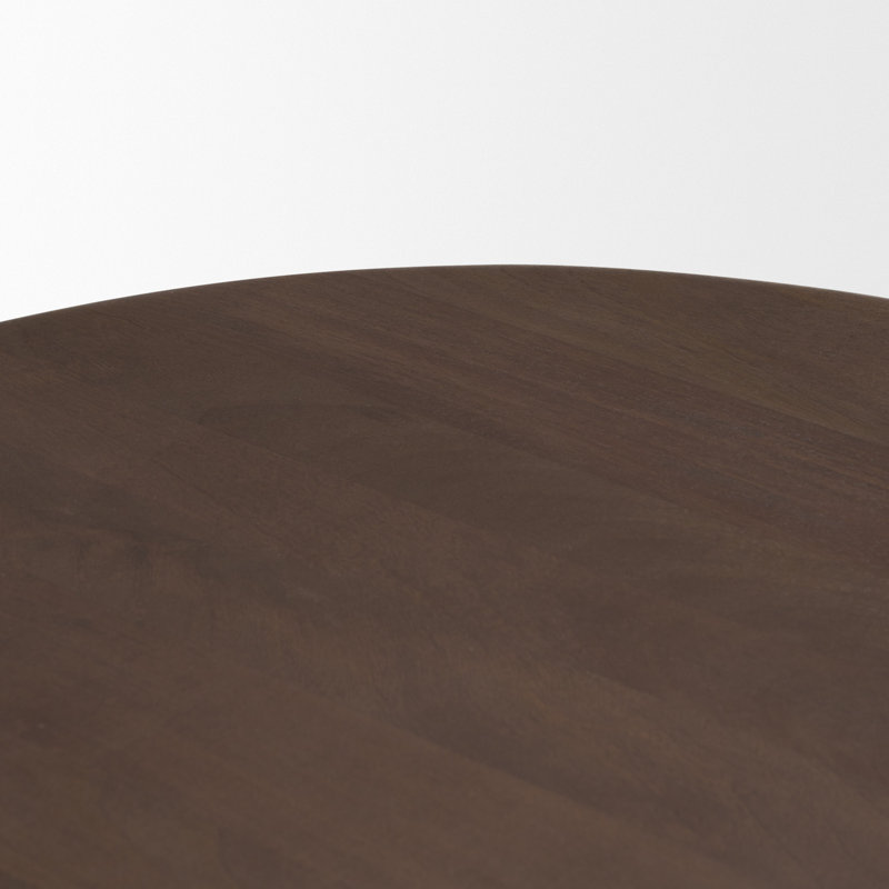 Shima Oval Coffee Table, Dark Brown