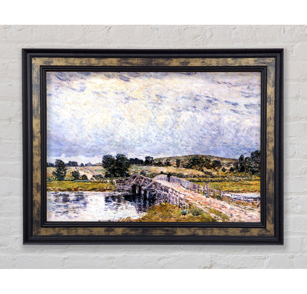 Hassam The Bridge From Old Lyme - Einzelne Bilderrahmen Kunstdrucke