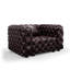 Fauteuil modulaire à compression en similicuir de 48 pouces pour la maison