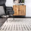 Connie Trellis Area Rug for Living Room Bedroom Dining Room Kitchen, Grey/Cream-552872745