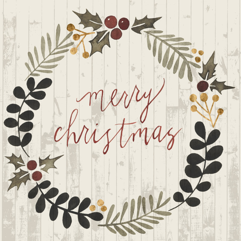 Rustic Christmas III by Grace Popp - Wrapped Canvas Print, 76cm H x 76cm W