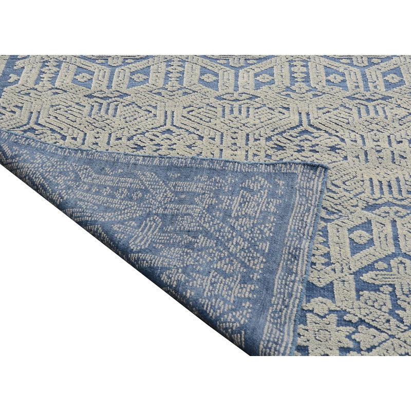 Wool Moroccan Area Rug, Rectangle 9' x 12'