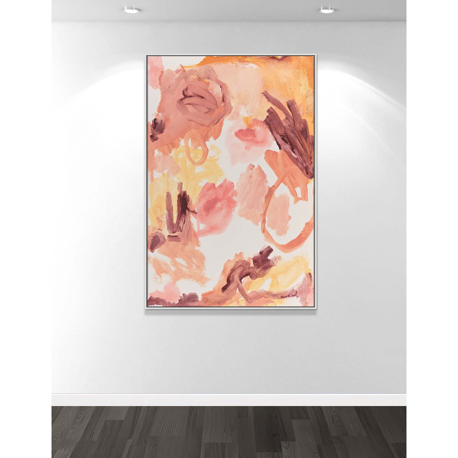 Living In A Dream Print by Marisol Evora, 41.5'' W x 61.5'' H, White Floater