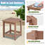 Table d'appoint extérieure Denarrius Adirondack, table de patio en PEHD facile d'entretien et résistante aux intempéries-82573185
