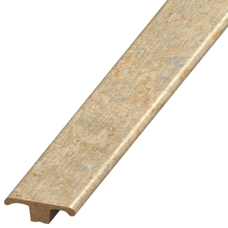 Engineered Wood 0.5" Thick  x 1.59" Wide x 94" Length T-Molding, Caribbean